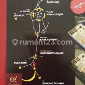 Rumah Strategis di Cianjur, Minimalis Nuansa Villa View Pegunungan, Gekbrong. Cianjur
