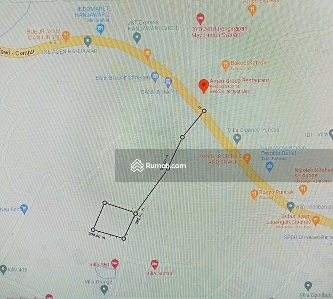 Dijual Tanah Beserta Bangunan Villa di Cipanas